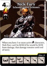 Nick Fury - Schemes Upon Schemes - Age of Ultron - Dice Masters card