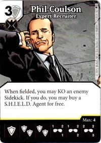 Phil Coulson - Expert Recruiter - Age of Ultron - Dice Masters card
