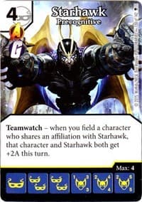 Starhawk - Precognitive - Age of Ultron - Dice Masters card