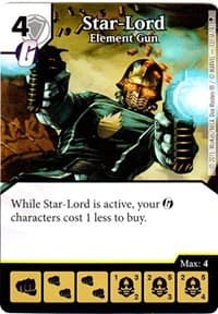 Star-Lord - Element Gun - Age of Ultron - Dice Masters card