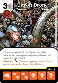 Ultron Drone - Swarm of Destruction - Age of Ultron - Dice Masters card