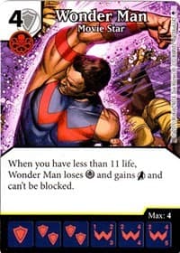 Wonder Man - Movie Star - Age of Ultron - Dice Masters card