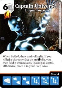 Captain Universe - Enigma Force - Age of Ultron - Dice Masters card