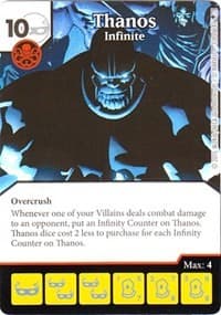Thanos - Infinite - Age of Ultron - Dice Masters card