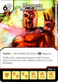 Magneto - Magnetic Monster - Age of Ultron - Dice Masters card