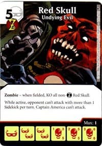 Red Skull - Undying Evil - Age of Ultron - Dice Masters card