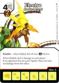 Electro - Cooked Meat - Age of Ultron - Dice Masters card