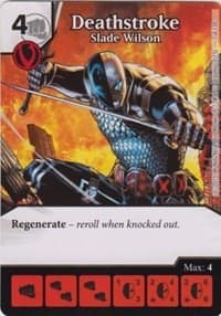 Deathstroke - Slade Wilson - Justice League - Dice Masters card