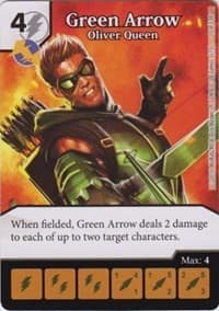 Green Arrow - Oliver Queen - Justice League - Dice Masters card