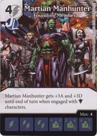 Martian Manhunter - Founding Member - Justice League - Dice Masters card
