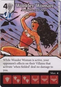 Wonder Woman - Daughter of Zeus - Justice League - Dice Masters card