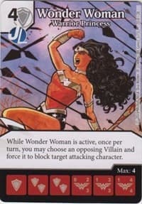 Wonder Woman - Warrior Princess - Justice League - Dice Masters card