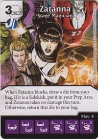 Zatanna - Stage Magician - Justice League - Dice Masters card