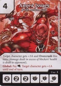 Anger Issues - Justice League - Dice Masters card