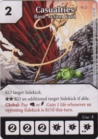 Casualties - Justice League - Dice Masters card