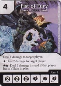 Fist of Fury - Justice League - Dice Masters card