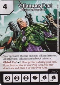 Villainous Pact - Justice League - Dice Masters card