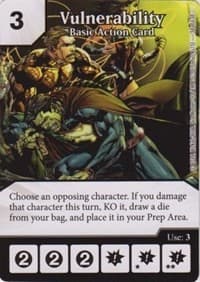 Vulnerability - Justice League - Dice Masters card