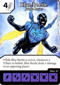 Blue Beetle - Jaime Reyes - Justice League - Dice Masters card