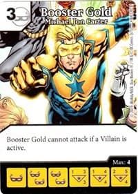 Booster Gold - Michael Jon Carter - Justice League - Dice Masters card