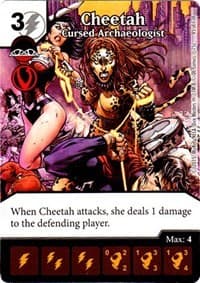 Cheetah - Cursed Archaeologist - Justice League - Dice Masters card