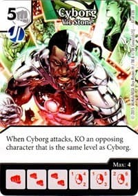 Cyborg - Vic Stone - Justice League - Dice Masters card