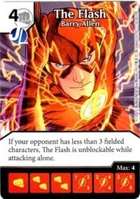 The Flash - Barry Allen - Justice League - Dice Masters card