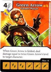 Green Arrow - Former Mayor - Justice League - Dice Masters card