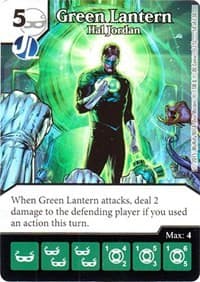 Green Lantern - Hal Jordan - Justice League - Dice Masters card