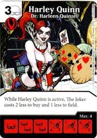 Harley Quinn - Dr. Harleen Quinzel - Justice League - Dice Masters card