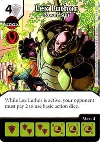 Lex Luthor - Power Suit - Justice League - Dice Masters card