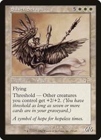 Silver Seraph - Judgment - Magic: The Gathering card