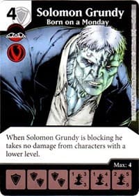 Solomon Grundy - Born on a Monday - Justice League - Dice Masters card