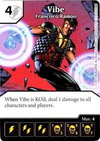 Vibe - Francisco Ramon - Justice League - Dice Masters card