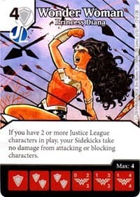 Wonder Woman - Princess Diana - Justice League - Dice Masters card