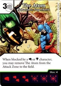 The Atom - Subatomic Superhero - Justice League - Dice Masters card
