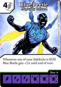 Blue Beetle - Magically Infused - Justice League - Dice Masters card