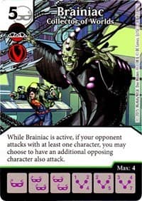 Brainiac - Collector of Worlds - Justice League - Dice Masters card