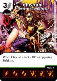 Cheetah - Powered by Urkartaga - Justice League - Dice Masters card