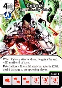 Cyborg - Exceptionally Gifted - Justice League - Dice Masters card