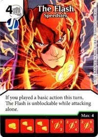 The Flash - Speedster - Justice League - Dice Masters card