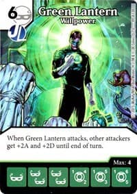 Green Lantern - Willpower - Justice League - Dice Masters card