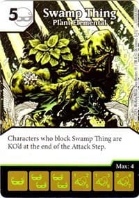 Swamp Thing - Plant Elemental - Justice League - Dice Masters card