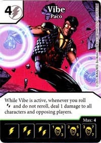 Vibe - Paco - Justice League - Dice Masters card