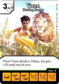 Vixen - Healing Factor - Justice League - Dice Masters card