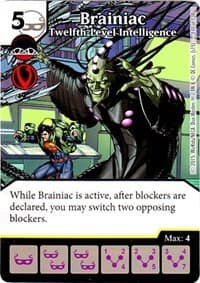 Brainiac - Twelfth-Level Intelligence - Justice League - Dice Masters card