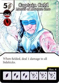 Captain Cold - Master of Absolute Zero - Justice League - Dice Masters card