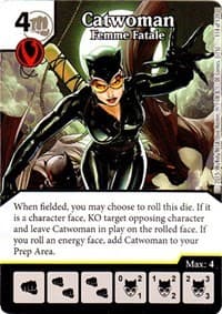 Catwoman - Femme Fatale - Justice League - Dice Masters card