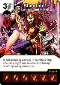 Cheetah - Dr. Barbara Ann Minerva - Justice League - Dice Masters card