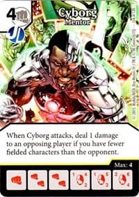 Cyborg - Mentor - Justice League - Dice Masters card